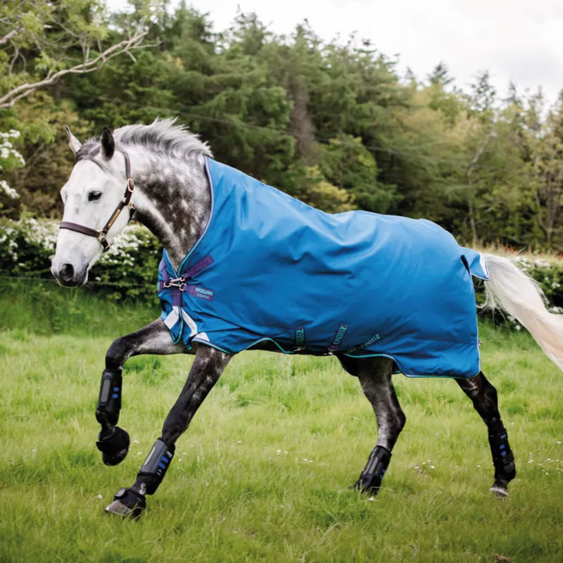 Horseware Rhino Wug Turnout Lite 0g - Navy/Grey/Aqua